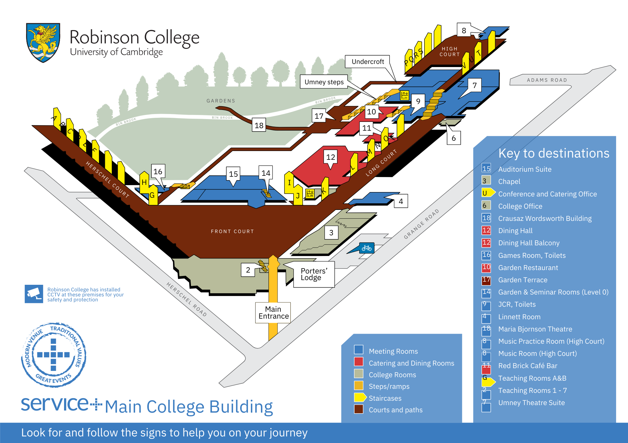 Robinson College Site Plan 1