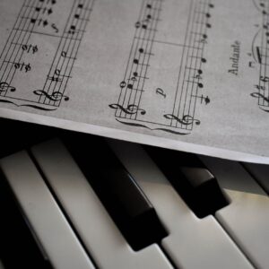 sheet music Folk singing online event